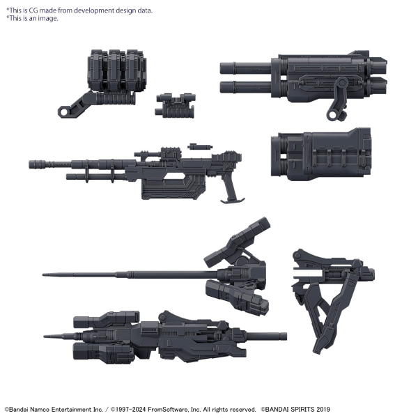 BANDAI HOBBY 30MM OPTION PARTS SET ARMORED CORE VI FIRES OF RUBICON WEAPON SET 02
