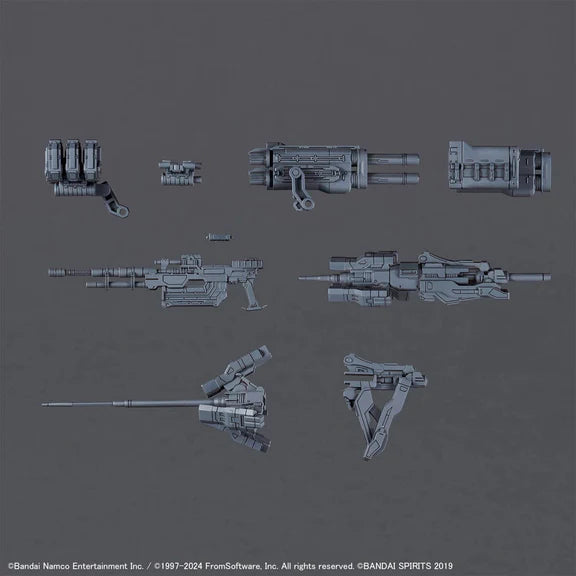 Bandai 30MS Armored Core VI Fires of Rubicon 30 Minutes Missions Weapon Set 02 Accessory Set