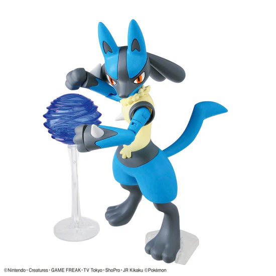 BANDAI HOBBY POKEMON MODEL KIT RIOLU & LUCARIO