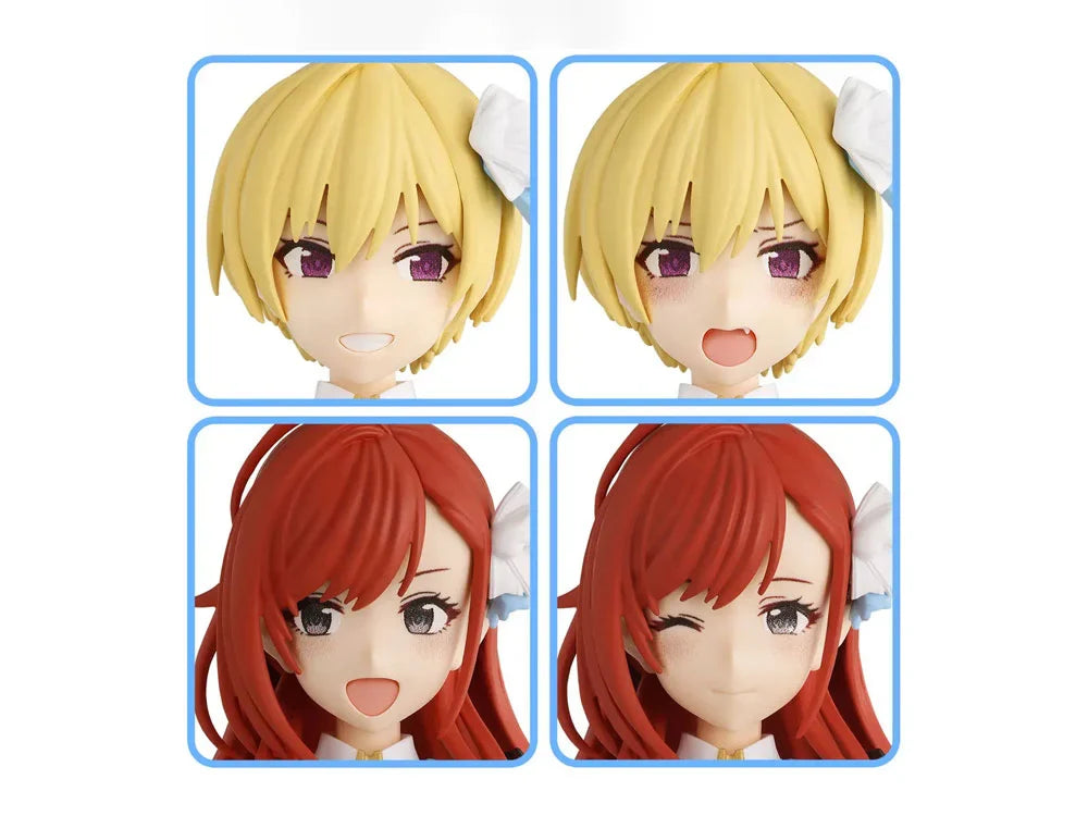 Bandai 30MS The Idolmaster Shiny Colors 30 Minutes Sisters Option Hairstyle & Face Parts (Juri Saijo & Natsuha Arisugawa) Accessory Kit Set