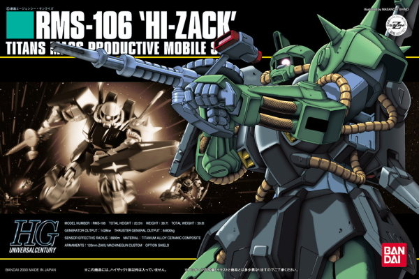 BANDAI HOBBY HGUC 1/144 #12 Hi Zack