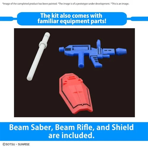 Bandai Mobile Suit Gundam Gunpla-kun DX 1:1 Scale Model Kit with Runner Version Recreation Parts