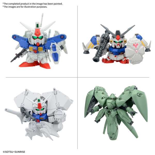 BANDAI HOBBY BB SENSHI MOBILE SUIT GUNDAM 0083 STARDUST MEMORY SET