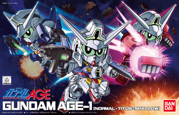 BANDAI Hobby SD BB369 Gundam Age-1