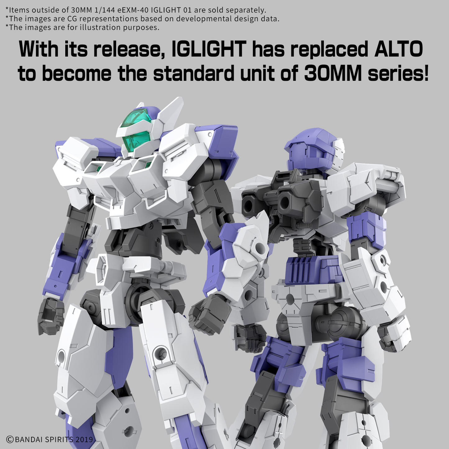 BANDAI HOBBY 30MM 1/144 eEXM-40 IGLIGHT 01