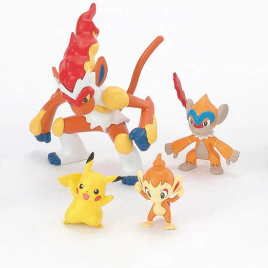 Bandai Pokemon Select Series 7 Infernape Evolution Set Model Kit