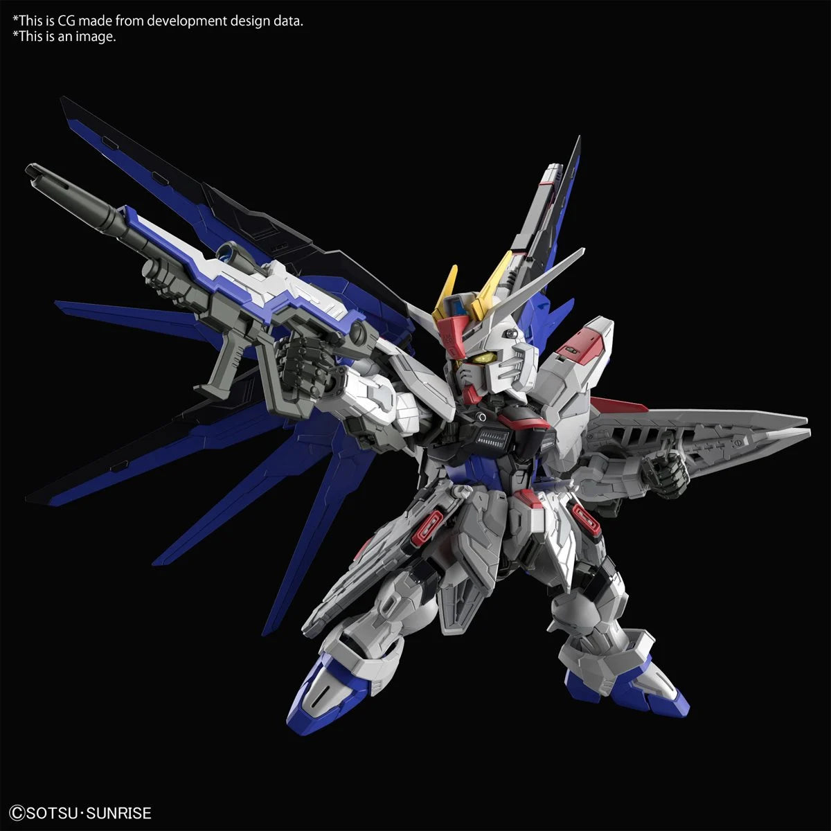 Bandai MGSD Gundam Master Grade SD Freedom Gundam Model Kit
