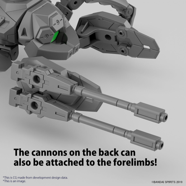 BANDAI Hobby 30MM 1/144 Extended Armament Vehicle (MULTIPLE LEGS MECHA Ver.)
