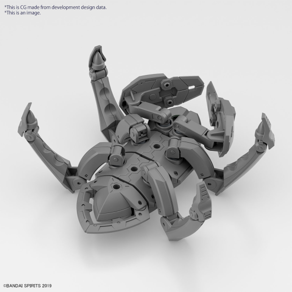 BANDAI Hobby 30MM 1/144 Extended Armament Vehicle (MULTIPLE LEGS MECHA Ver.)