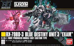 Bandai Hg HGUC 1/144 #209 Blue Destiny Unit 3 (Exam)