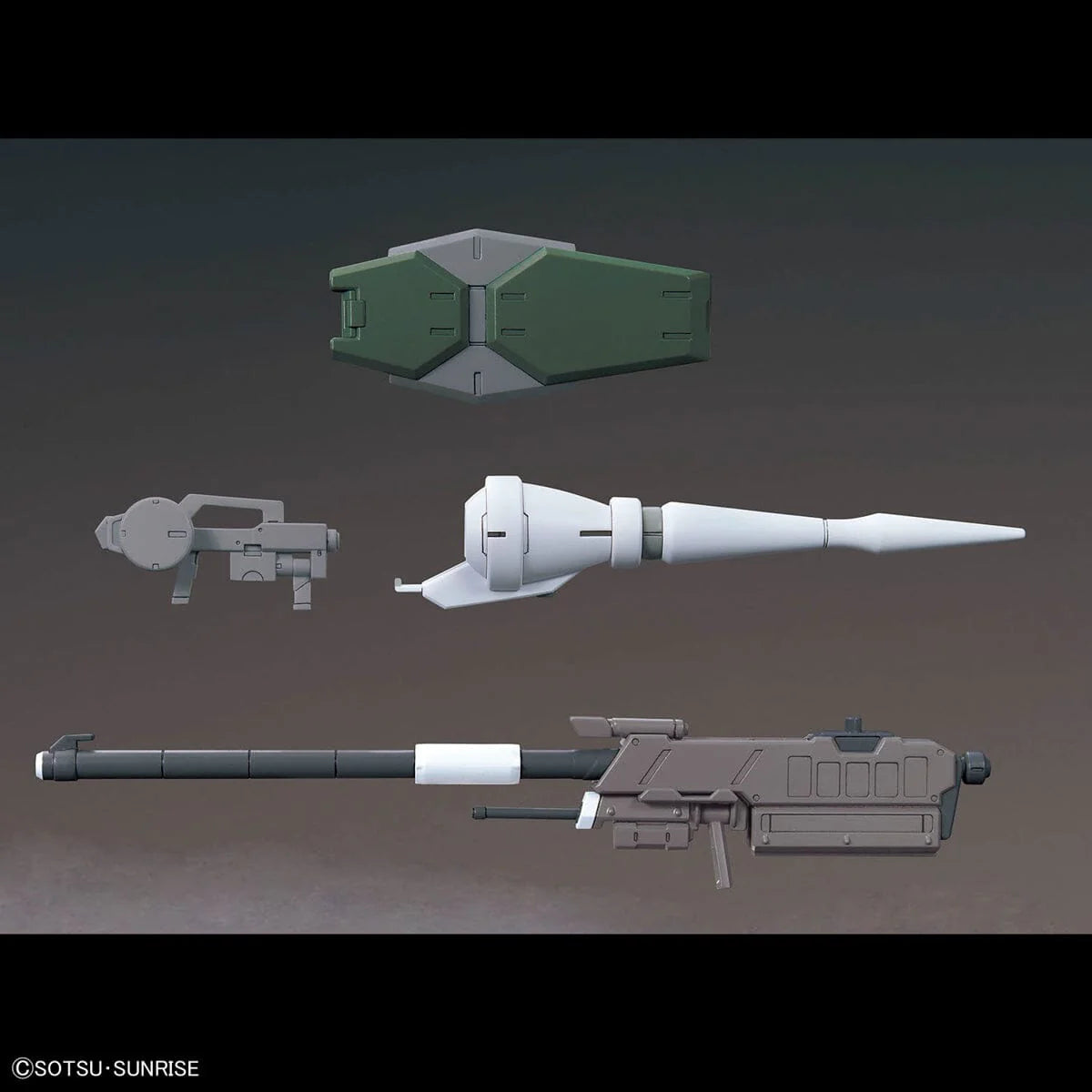 Bandai HGMobile Suit Gundam Iron-Blooded Orphans Option Parts Set Gunpla 11 Smoothbore Gun for Barbatos 1/144 Scale Accessory Set
