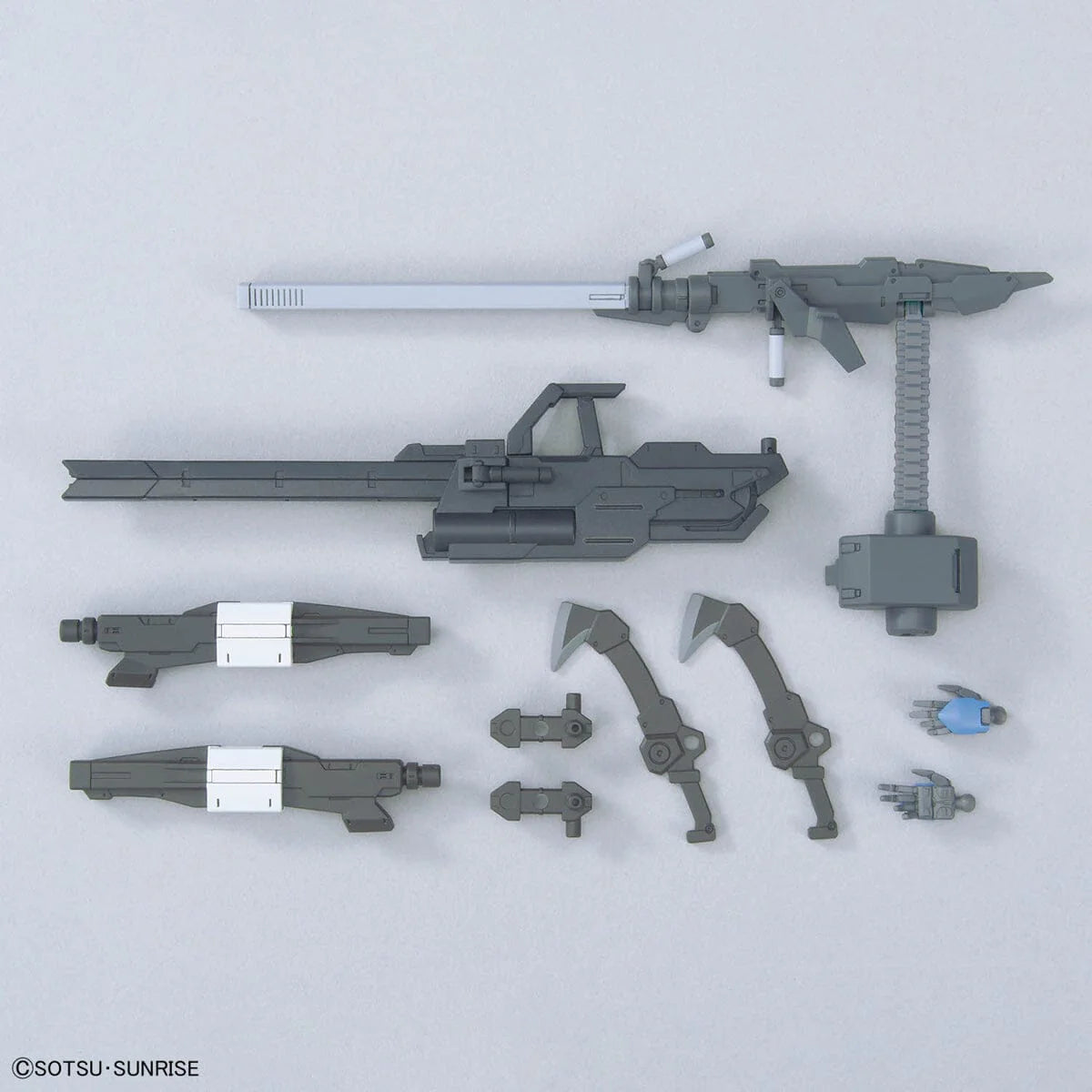 Bandai HG Mobile Suit Gundam Iron-Blooded Orphans Option Parts Set Gunpla 12 Large Railgun 1/144 Scale Accessory Set