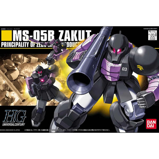 Bandai HG HGUC 1/144 #68 Zaku I (Black Tri-Stars)