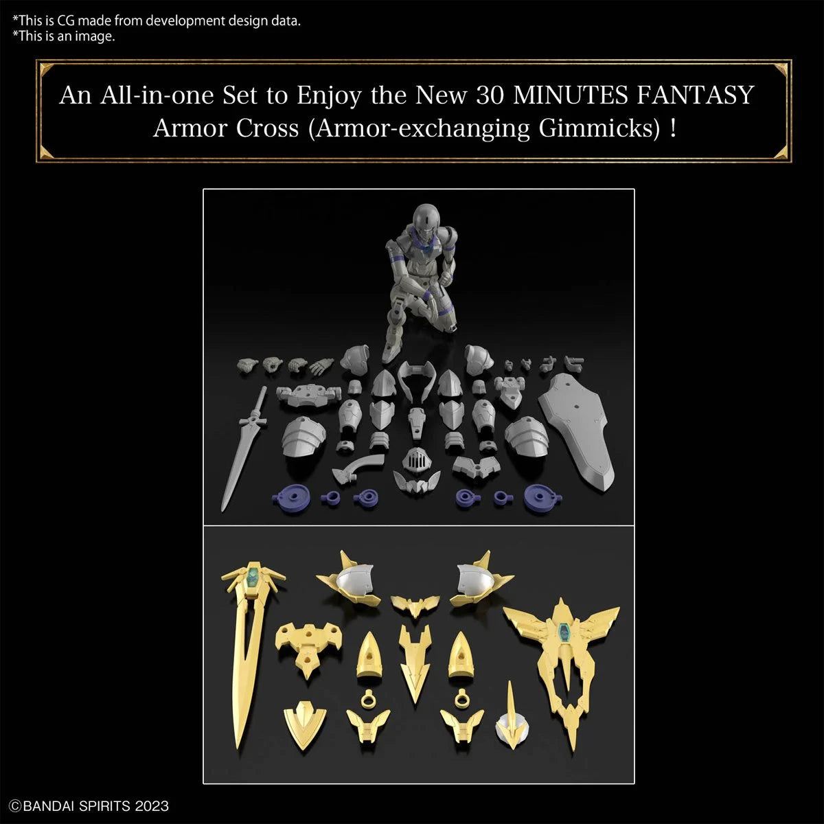 Bandai 30 Minutes Fantasy Liber Holy Knight Model Kit