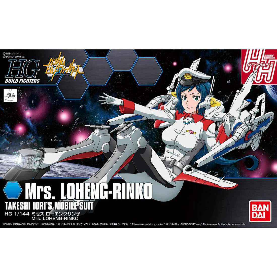 Bandai HG HGBF 1/144 #067 Mrs. Loheng-Rinko