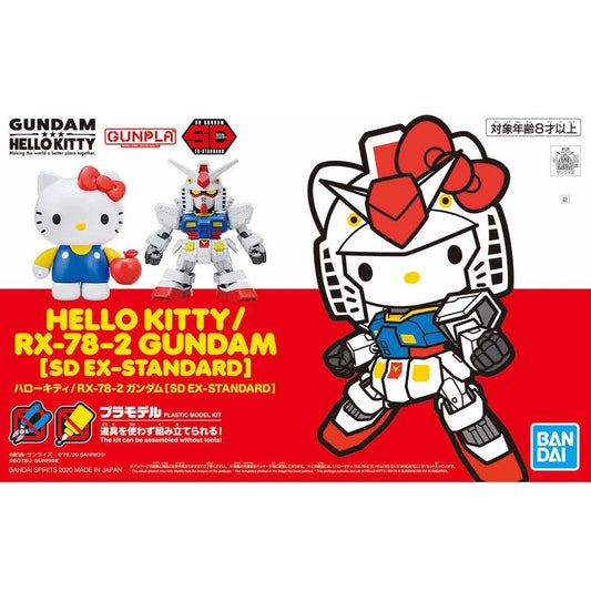 Bandai SD Gundam EX-Standard 016 RX-78-2 Gundam & Hello Kitty