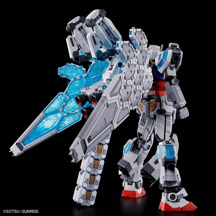 Bandai Mobile Suit Gundam Next Future RX-78F00/E Gundam (EX-001 G.L.R.S.S. Feather Unit) 1/144 Scale Model Kit (Chemical Recycle Ver.)