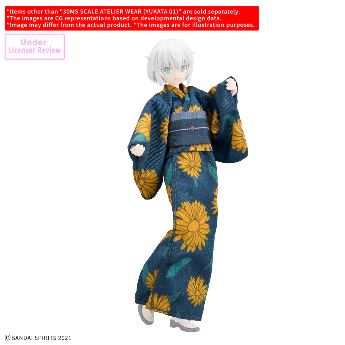 [PRE ORDER]BANDAI 30MS 30 Minutes Sisters Scale Atelier Wear (Yukata 01) Accessory Set