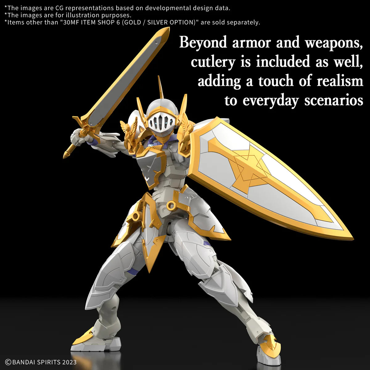 [PRE ORDER]BANDAI 30 Minutes Fantasy Item Shop 6 (Gold/Silver Option) Accessory Kit