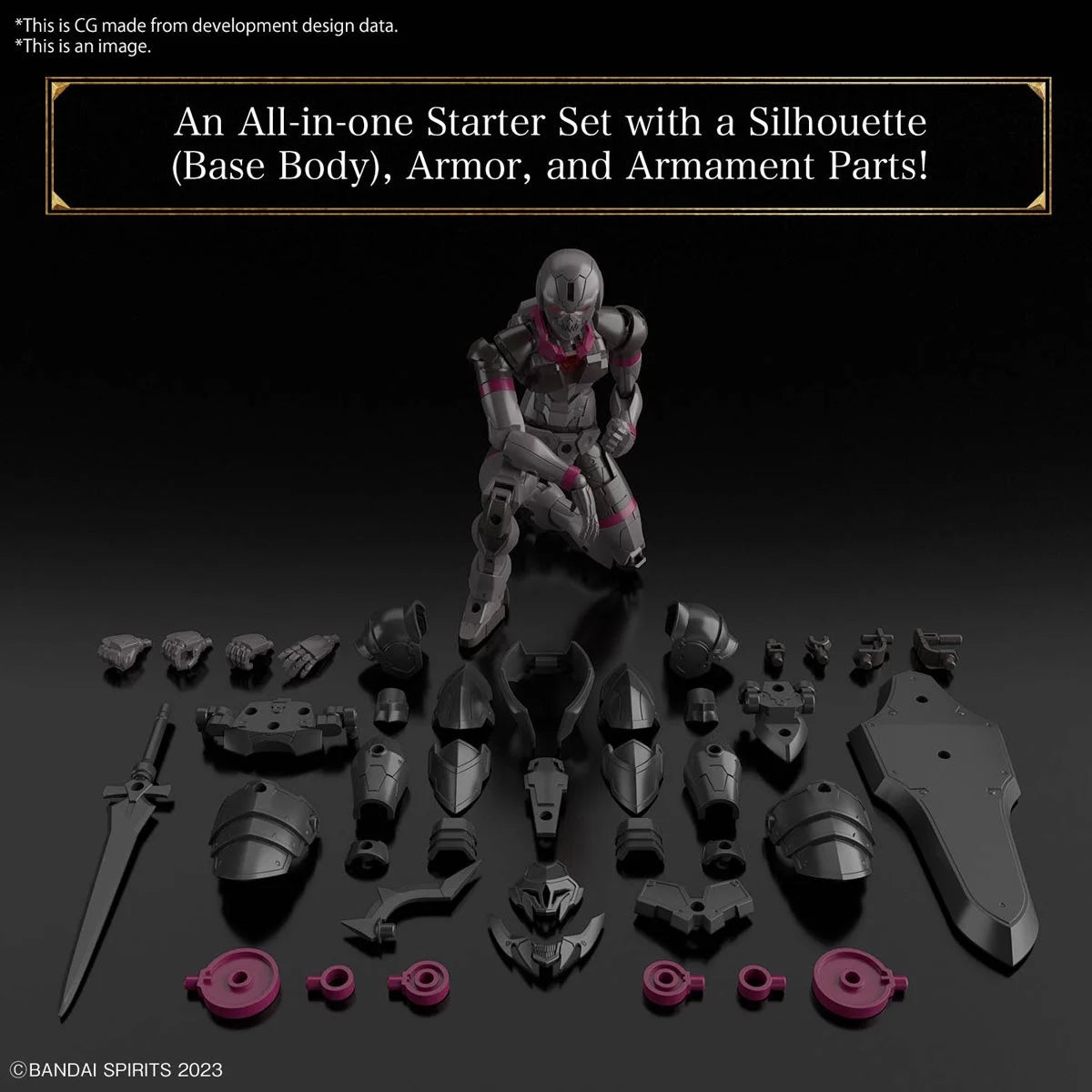 Bandai 30 Minutes Fantasy Rosan Knight Model Kit