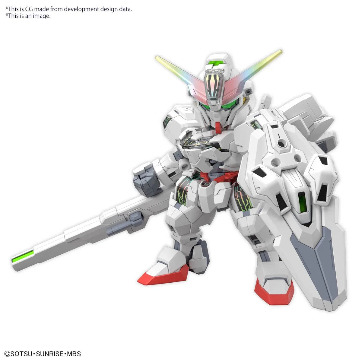 Mobile Suit Bandai Gundam: The Witch from Mercury Gundam Calibarn SD Gundam Cross Silhouette Model Kit