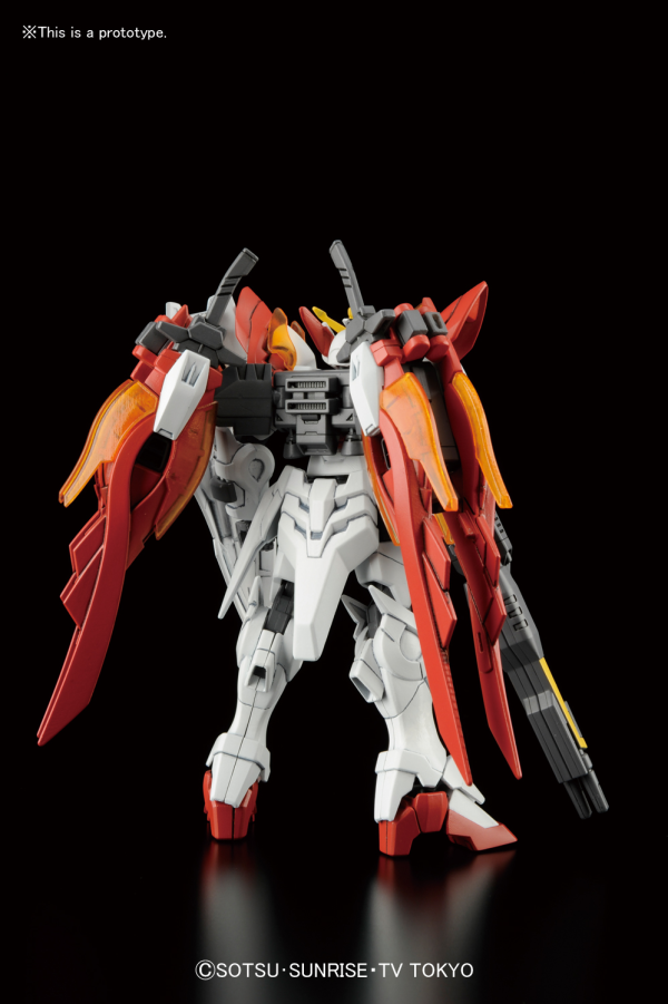 BANDAI Hobby HGBF 1/144 Wing Gundam Zero Honoo