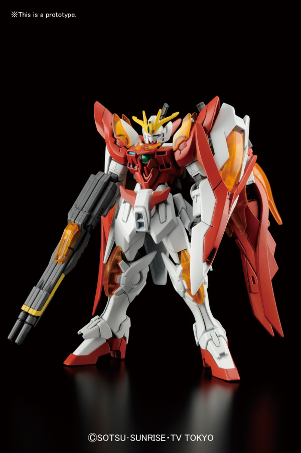 BANDAI Hobby HGBF 1/144 Wing Gundam Zero Honoo