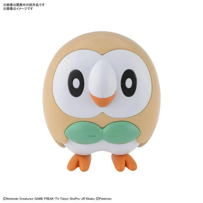 Bandai Pokemon Rowlet (Brindibou) Model Kit