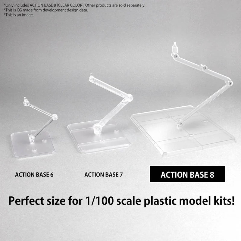 Bandai Gundam Action Base 8 Clear Stand Model Kit