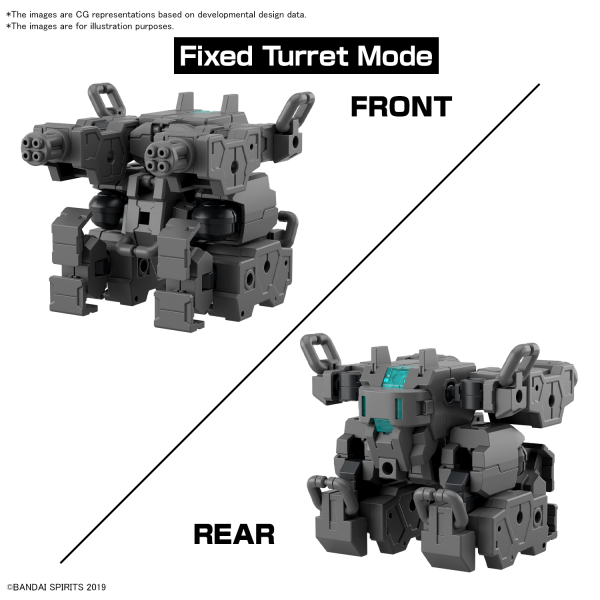 30MM 1/144 Extended Armament Vehicle (SMART TRANSFORMABLE MACHINE Ver.)