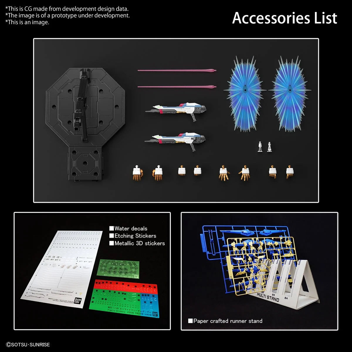 Bandai MGEX Mobile Suit: Gundam SEED Destiny Strike Freedom Gundam Master Grade Extreme 1:100 Scale Model Kit