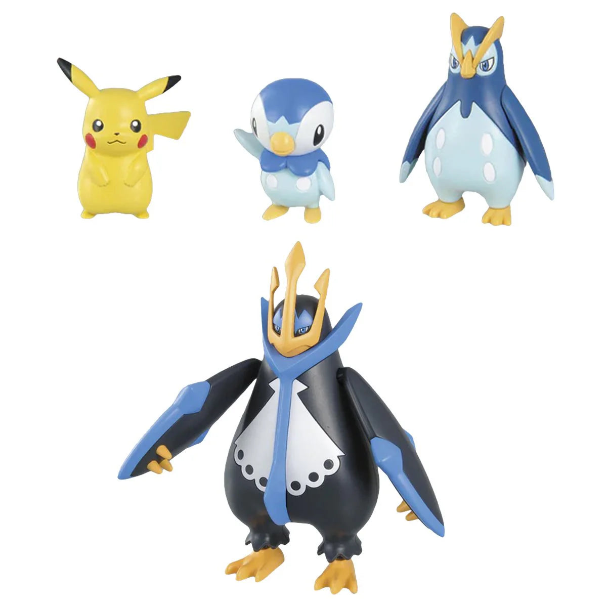 Bandai Pokemon Select Series 6 Empoleon Evolution Set Model Kit