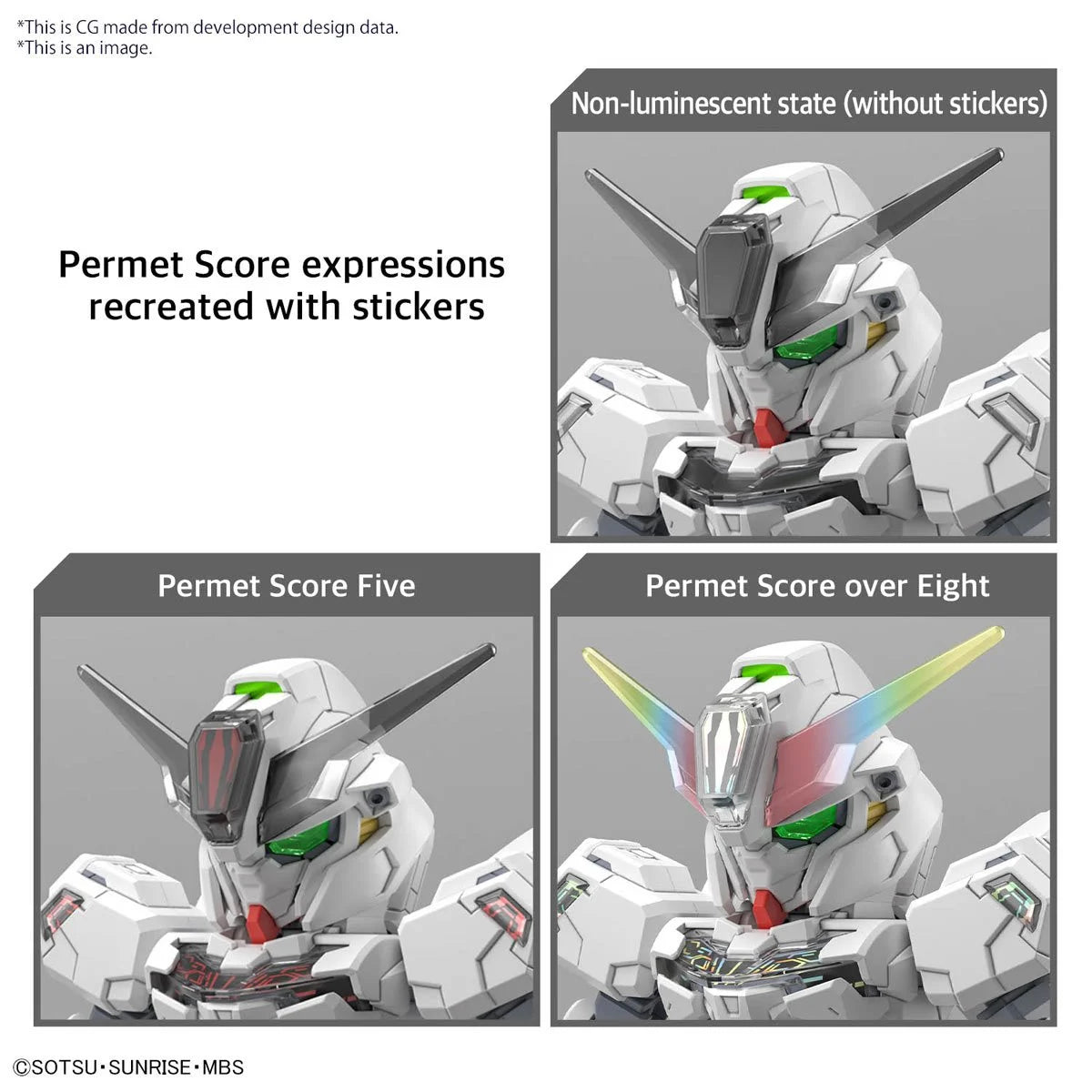 Mobile Suit Bandai Gundam: The Witch from Mercury Gundam Calibarn SD Gundam Cross Silhouette Model Kit