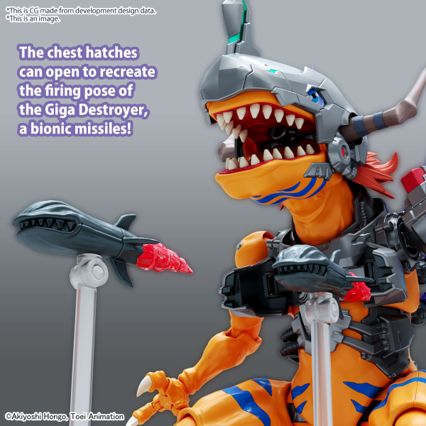 BANDAI HOBBY Figure-rise Standard Amplified METALGREYMON (VACCINE)