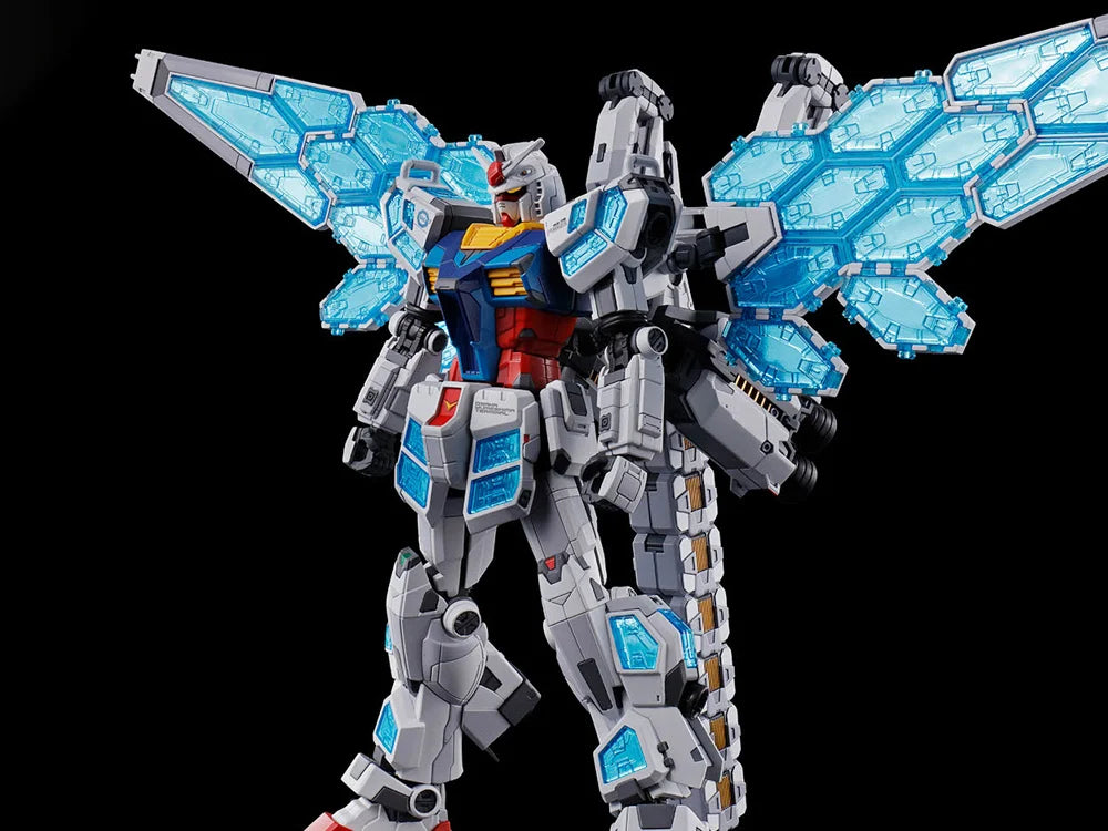Bandai Mobile Suit Gundam Next Future RX-78F00/E Gundam (EX-001 G.L.R.S.S. Feather Unit) 1/144 Scale Model Kit (Chemical Recycle Ver.)