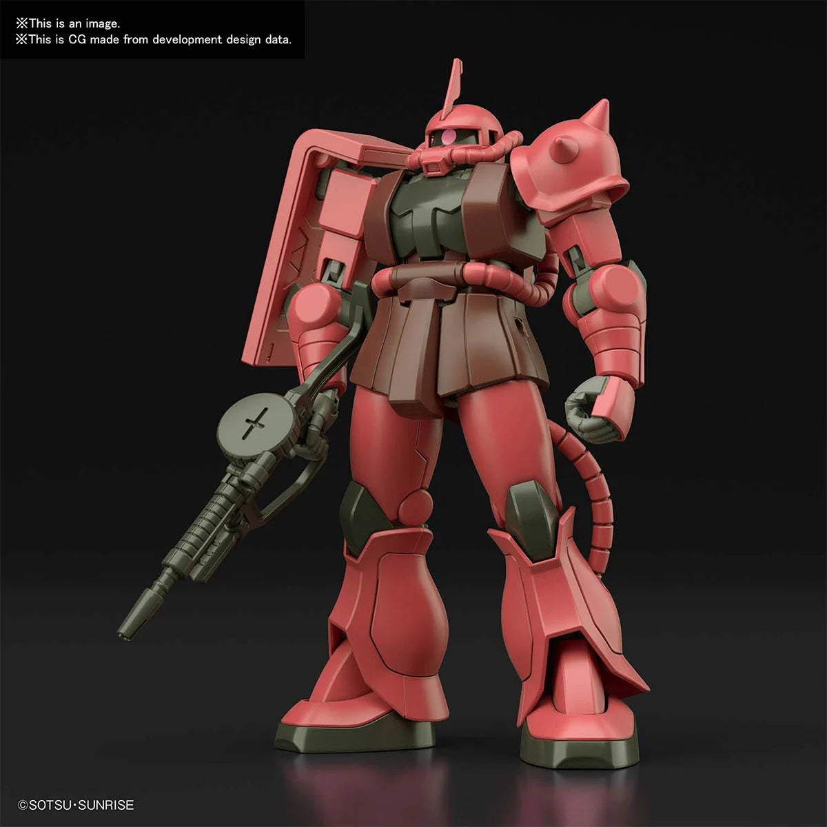Bandai HG Mobile Suit Gundam #234 MS-06S Zaku II HGUC 1:144 Scale Model Kit