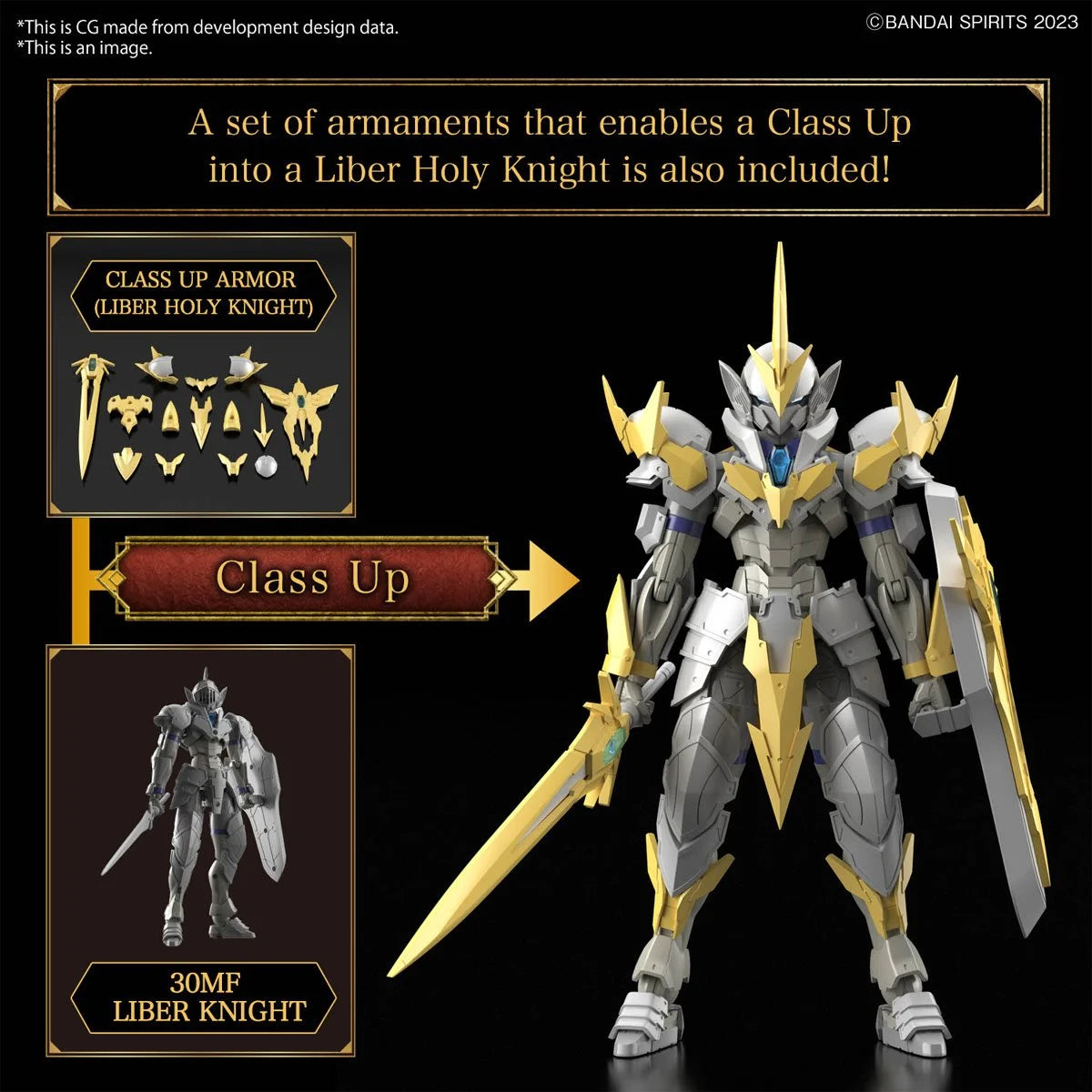 Bandai 30 Minutes Fantasy Liber Holy Knight Model Kit