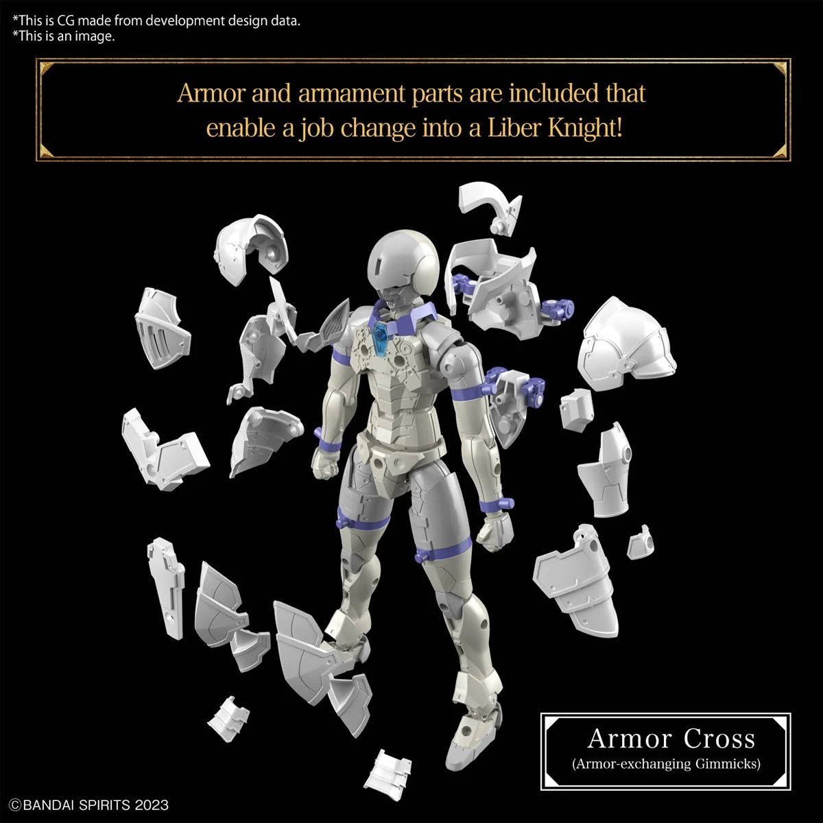 Bandai 30 Minutes Fantasy Liber Holy Knight Model Kit
