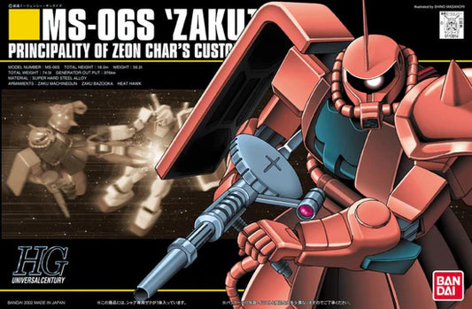 Bandai HGUC 1/144 #32 MS-06S Char's Zaku II