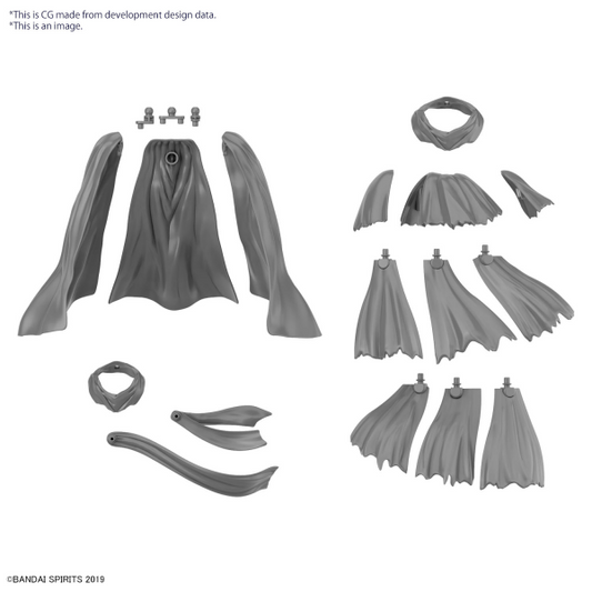 BANDAI HOBBY 30MM 1/144 OPTION PARTS SET 14 (MULTI CLOTH)