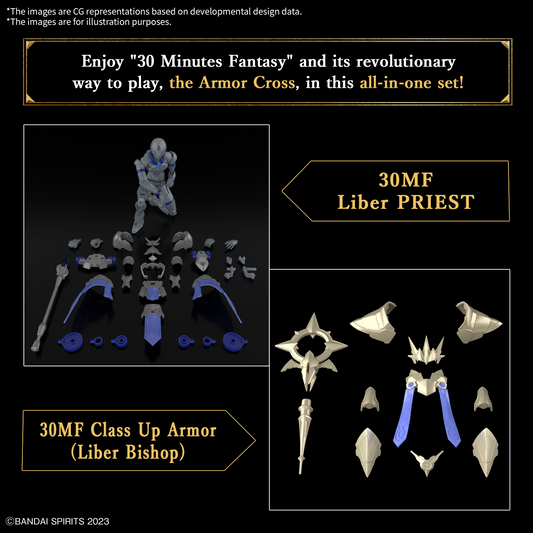 BANDAI 30MF CLASS UP ARMOR (LIBER BISHOP)