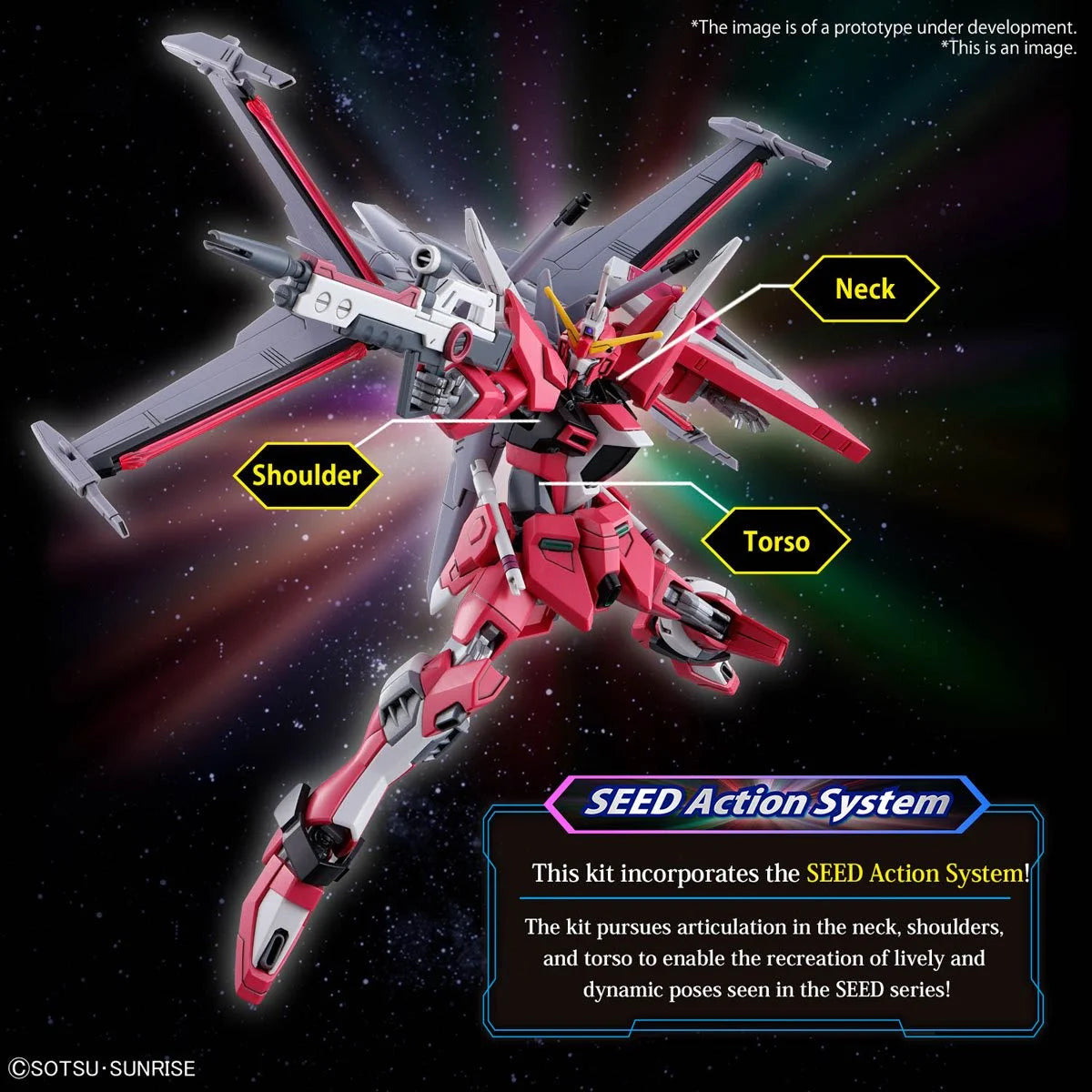 Bandai HG Mobile Suit Gundam Seed Freedom Infinite Justice Gundam Type II High Grade 1:144 Scale Model Kit