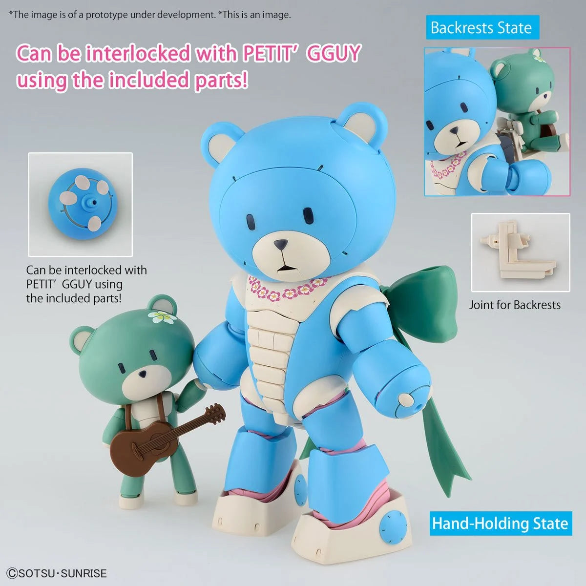 Bandai HG Gundam Build Metaverse Beargguy Ohana and AloHalo High Grade 1:144 Scale Model Kit Set