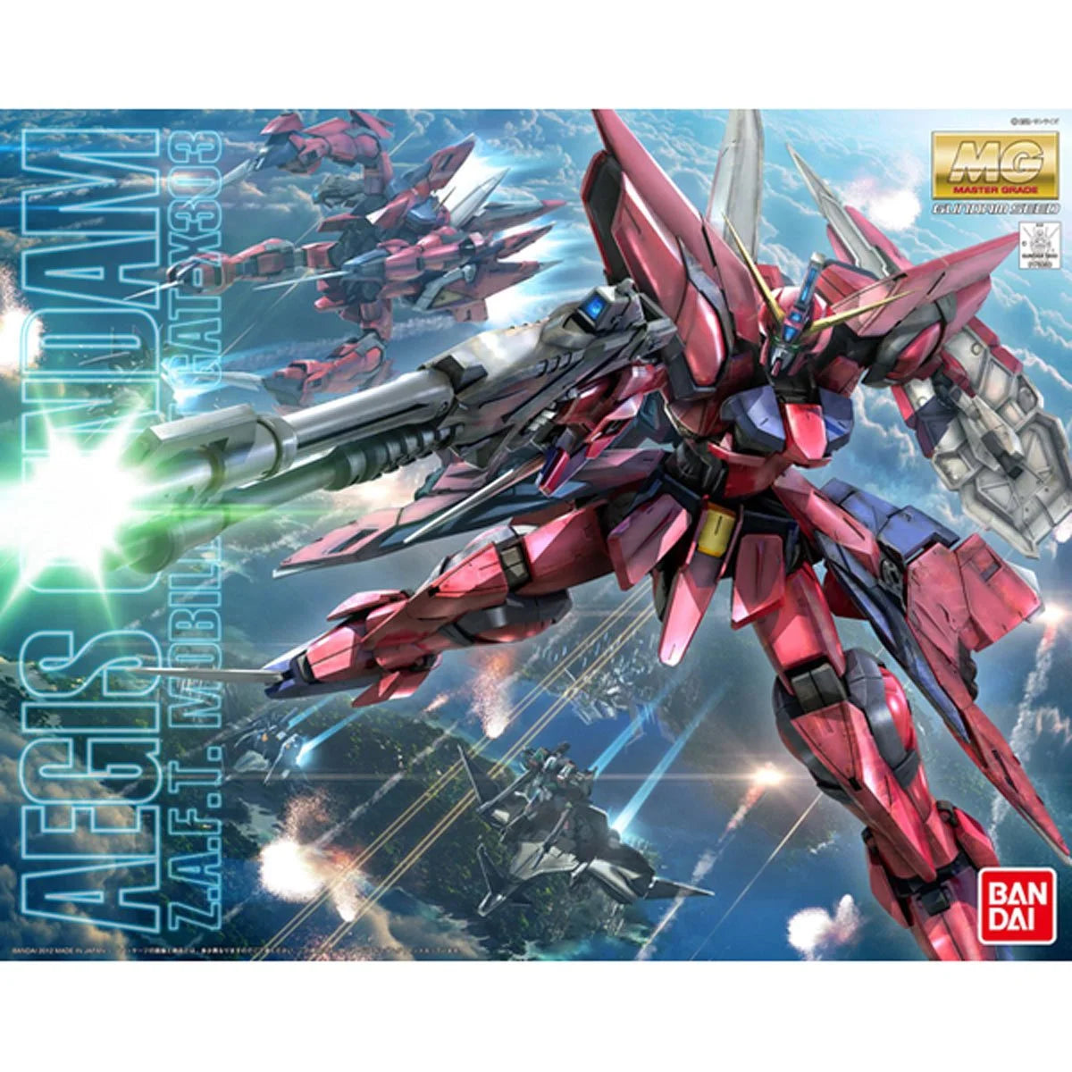 Bandai MG Mobile Suit Gundam Seed Aegis Gundam Master Grade 1:100 Scale Model Kit