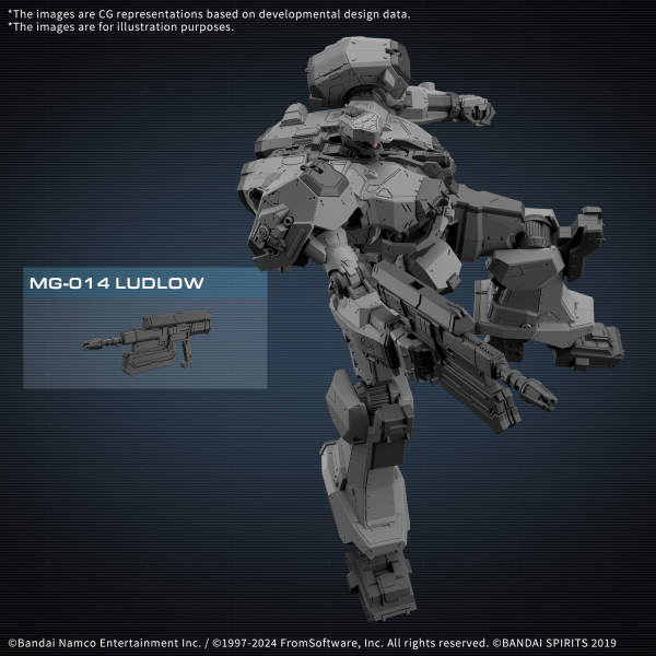 BANDAI HOBBY 30MM ARMORED CORE Ⅵ FIRES OF RUBICON BALAM INDUSTRIES BD-011 MELANDER