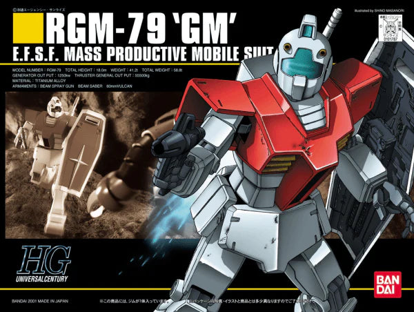 Bandai HG HGUC 1/144 #20 RGM-79 GM