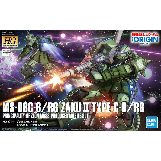 Bandai HG The Origin 1/144 #25 Zaku II (Type C-6/R6)