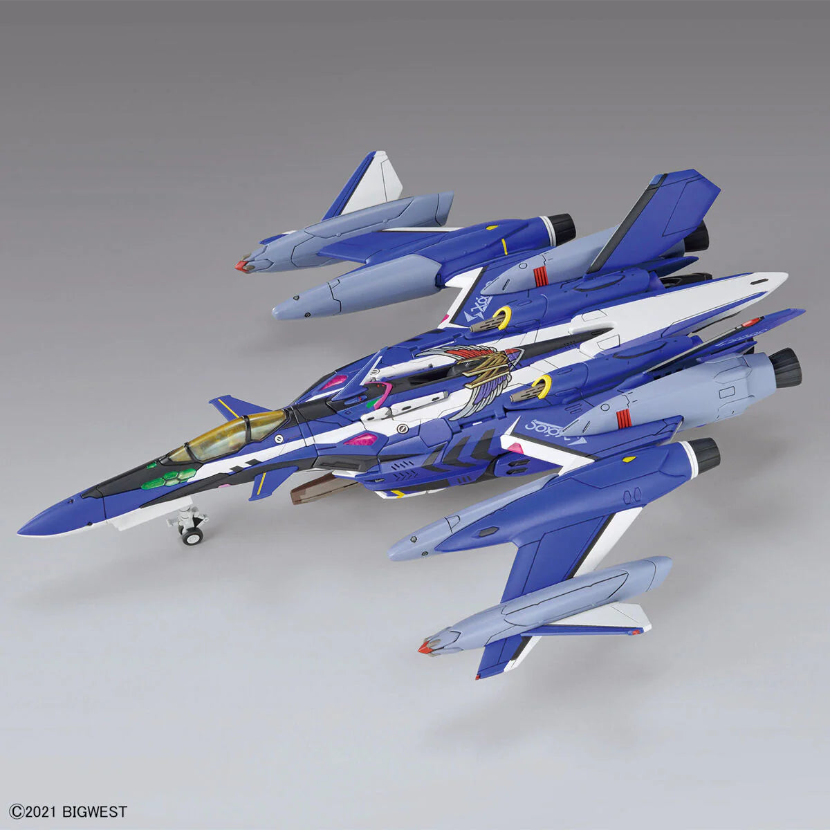Bandai Macross Delta HG YF-29 Durandal Valkyrie (Maximilian Jenius Machine) Full Set 1/100 Scale Model Kit