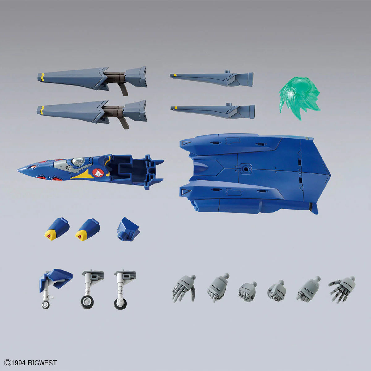 Bandai Macross Plus HG YF-21 (Guld Goa Bowman Ver.) 1/100 Scale Model Kit