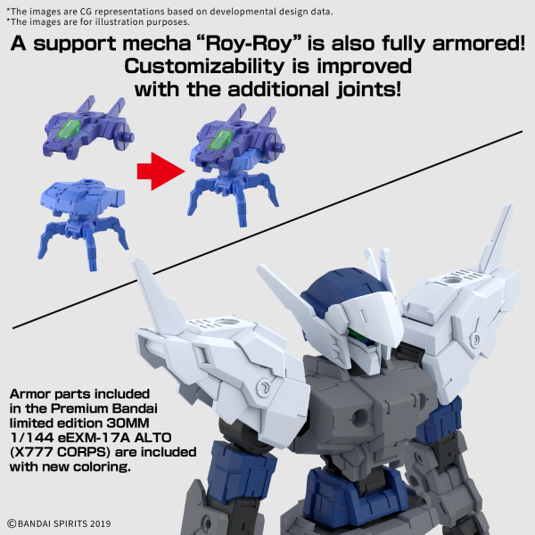 BANDAI HOBBY 30MM 1/144 eEXM-17FA FULL ARMOR ALTO